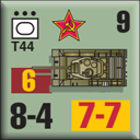 Panzer Grenadier Headquarters Library Unit: Soviet Union Army (RKKA) T-44 for Panzer Grenadier game series