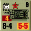 Panzer Grenadier Headquarters Library Unit: Soviet Union Army (RKKA) T-34a for Panzer Grenadier game series