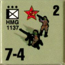 Panzer Grenadier Headquarters Library Unit: Soviet Union Army (RKKA) HMG for Panzer Grenadier game series
