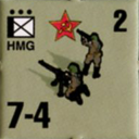 Panzer Grenadier Headquarters Library Unit: Soviet Union Army (RKKA) HMG for Panzer Grenadier game series
