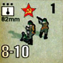 Panzer Grenadier Headquarters Library Unit: Soviet Union Army (RKKA) 82mm for Panzer Grenadier game series