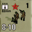 Panzer Grenadier Headquarters Library Unit: Soviet Union Army (RKKA) 82mm for Panzer Grenadier game series