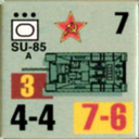 Panzer Grenadier Headquarters Library Unit: Soviet Union Army (RKKA) Su-85 for Panzer Grenadier game series