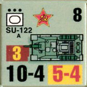 Panzer Grenadier Headquarters Library Unit: Soviet Union Army (RKKA) Su-122 for Panzer Grenadier game series