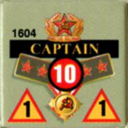 Panzer Grenadier Headquarters Library Unit: Soviet Union Army (RKKA) Captain for Panzer Grenadier game series