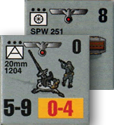 Panzer Grenadier Headquarters Library Unit: Germany Heer SdKfz-10/4 for Panzer Grenadier game series