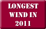 Longest Wind in 2011 Longest Wind in 2011
