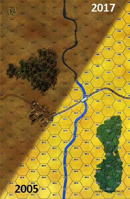 Panzer Grenadier Headquarters Library Map: 3 for Panzer Grenadier game series