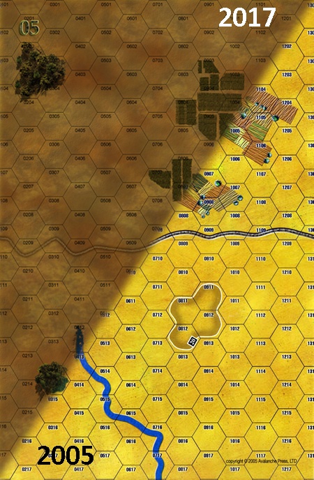 Panzer Grenadier Headquarters Library Map: 5 for Panzer Grenadier game series