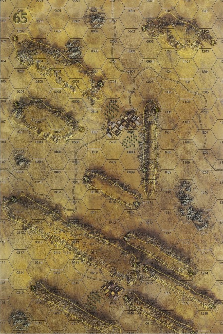 Panzer Grenadier Headquarters Library Map: 65 Panzer Grenadier Headquarters Library Map: 65 for Panzer Grenadier game series