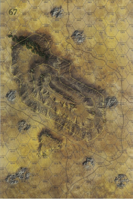 Panzer Grenadier Headquarters Library Map: 67 Panzer Grenadier Headquarters Library Map: 67 for Panzer Grenadier game series