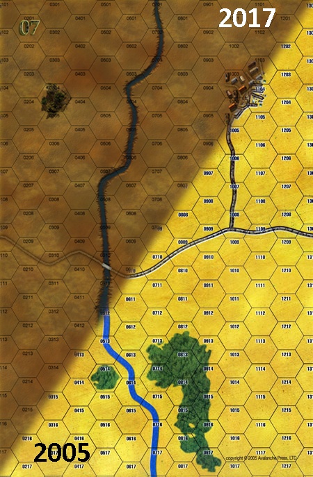 Panzer Grenadier Headquarters Library Map: 7 for Panzer Grenadier game series