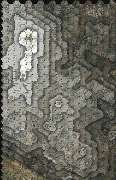 Panzer Grenadier Headquarters Library Map: CassUR for Panzer Grenadier game series