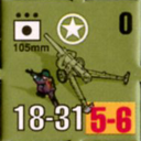 Panzer Grenadier Headquarters Library Unit: United States Army 105mm for Panzer Grenadier game series