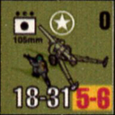 Panzer Grenadier Headquarters Library Unit: United States Army 105mm for Panzer Grenadier game series