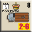 Panzer Grenadier Headquarters Library Unit: Britain Army 2 pdr portee for Panzer Grenadier game series