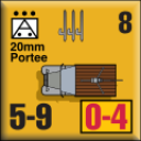 Panzer Grenadier Headquarters Library Unit: Italy Regio Esercito 20mm portee for Panzer Grenadier game series