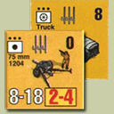 Panzer Grenadier Headquarters Library Unit: Italy Regio Esercito 75mm portee for Panzer Grenadier game series