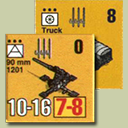 Panzer Grenadier Headquarters Library Unit: Italy Regio Esercito 90mm portee for Panzer Grenadier game series