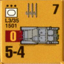 Panzer Grenadier Headquarters Library Unit: Italy Regio Esercito L3/35 for Panzer Grenadier game series
