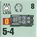 Panzer Grenadier Headquarters Library Unit: Italy Regio Esercito L3/35 for Panzer Grenadier game series