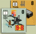 Panzer Grenadier Headquarters Library Unit: Italy Regia Marina 102mm portee for Panzer Grenadier game series