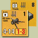 Panzer Grenadier Headquarters Library Unit: Italy Regio Esercito 65mm portee for Panzer Grenadier game series