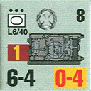 Panzer Grenadier Headquarters Library Unit: Italy Regio Esercito L6/40 for Panzer Grenadier game series
