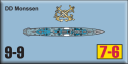 Panzer Grenadier Headquarters Library Unit: United States Navy DD for Panzer Grenadier game series