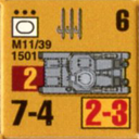 Panzer Grenadier Headquarters Library Unit: Italy Regio Esercito M11/39 for Panzer Grenadier game series