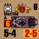 Panzer Grenadier Headquarters Library Unit: Australia Army Matilda II for Panzer Grenadier game series