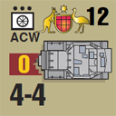 Panzer Grenadier Headquarters Library Unit: Australia Army ACW for Panzer Grenadier game series