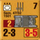 Panzer Grenadier Headquarters Library Unit: Italy Regio Esercito Sem. 47/32 for Panzer Grenadier game series