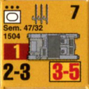 Panzer Grenadier Headquarters Library Unit: Italy Regio Esercito Sem. 47/32 for Panzer Grenadier game series