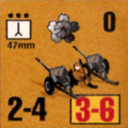 Panzer Grenadier Headquarters Library Unit: Japan Imperial Japanese Army 47mm for Panzer Grenadier game series