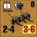 Panzer Grenadier Headquarters Library Unit: Japan Imperial Japanese Army 47mm for Panzer Grenadier game series