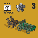 Panzer Grenadier Headquarters Library Unit: Japan Imperial Japanese Army Wagon for Panzer Grenadier game series
