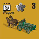 Panzer Grenadier Headquarters Library Unit: Japan Imperial Japanese Army Wagon for Panzer Grenadier game series