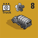 Panzer Grenadier Headquarters Library Unit: Japan Imperial Japanese Army Truck for Panzer Grenadier game series