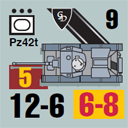 Panzer Grenadier Headquarters Library Unit: Germany Grossdeutschland Division Pz42t for Panzer Grenadier game series