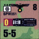 Panzer Grenadier Headquarters Library Unit: Germany Schutzstaffel SPW-251 for Panzer Grenadier game series