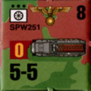 Panzer Grenadier Headquarters Library Unit: Germany Schutzstaffel SPW-251 for Panzer Grenadier game series