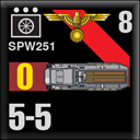Panzer Grenadier Headquarters Library Unit: Germany Schutzstaffel SPW-251 for Panzer Grenadier game series