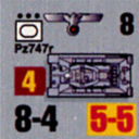 Panzer Grenadier Headquarters Library Unit: Germany Heer Pz747r for Panzer Grenadier game series