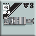 Panzer Grenadier Headquarters Library Unit: Germany Grossdeutschland Division SdKfz-9 for Panzer Grenadier game series