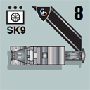 Panzer Grenadier Headquarters Library Unit: Germany Grossdeutschland Division SdKfz-9 for Panzer Grenadier game series