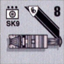 Panzer Grenadier Headquarters Library Unit: Germany Grossdeutschland Division SdKfz-9 for Panzer Grenadier game series