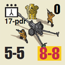Panzer Grenadier Headquarters Library Unit: India Army 17-pdr for Panzer Grenadier game series