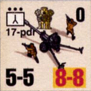 Panzer Grenadier Headquarters Library Unit: India Army 17-pdr for Panzer Grenadier game series
