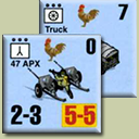 Panzer Grenadier Headquarters Library Unit: France Armée de Terre 47mm APX portee for Panzer Grenadier game series